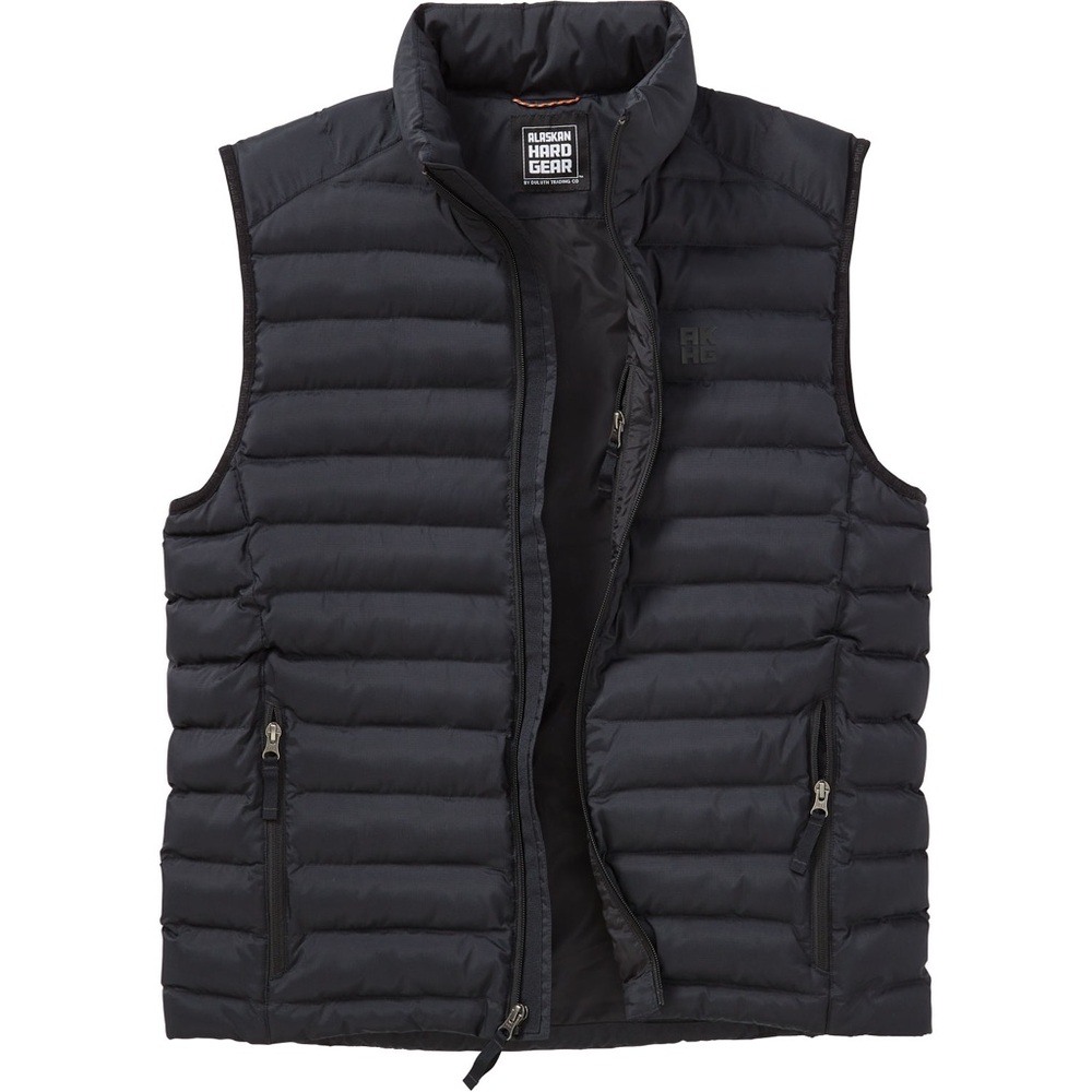 Men's Duluth Black Puffer Vest-NWT